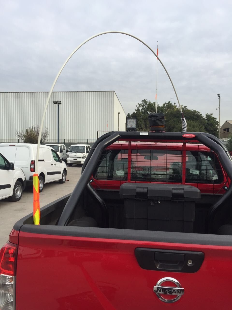 6ft/7ft/8ft/9ft/10ft Non-lighting ATV Offroad Flagpole With Reflective Flag Quick Release Mount Safety Flagpole