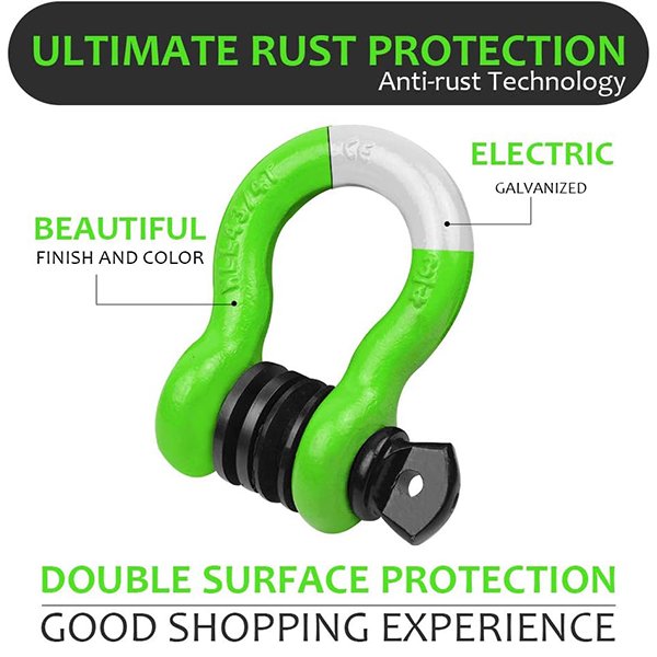Wholesale China Selling 3/4" Tow Long Life 4.75T G209 Tow Shackle for ATV Quad Auto Truck Trailer