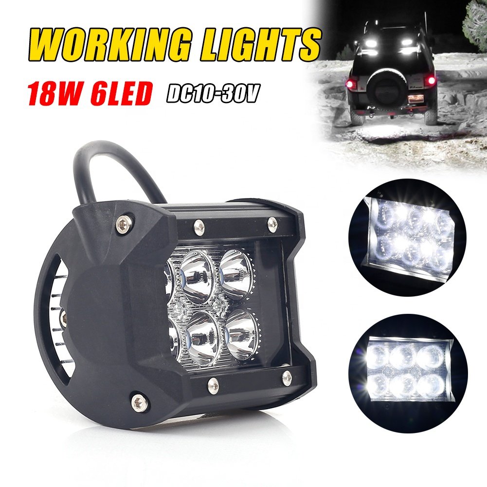 LED Illuminator Lights Headlight Spotlight Waterproof for Car Auto Off Road ATV SUV Truck Motorcycle Work Lighting Driving Lamps