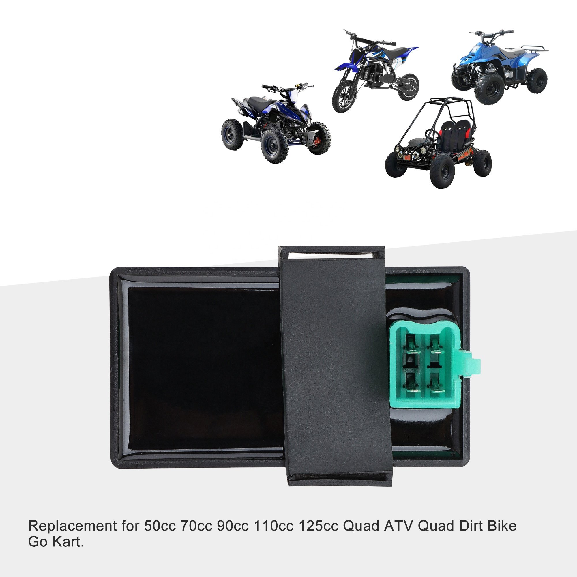 GOOFIT 4 Pin DC CDI De Motocicleta Motorcycle CDI Box for 50cc 70cc 90cc 110cc 125cc Quad Atv Quad Dirt Bike Go Kart Engine Part