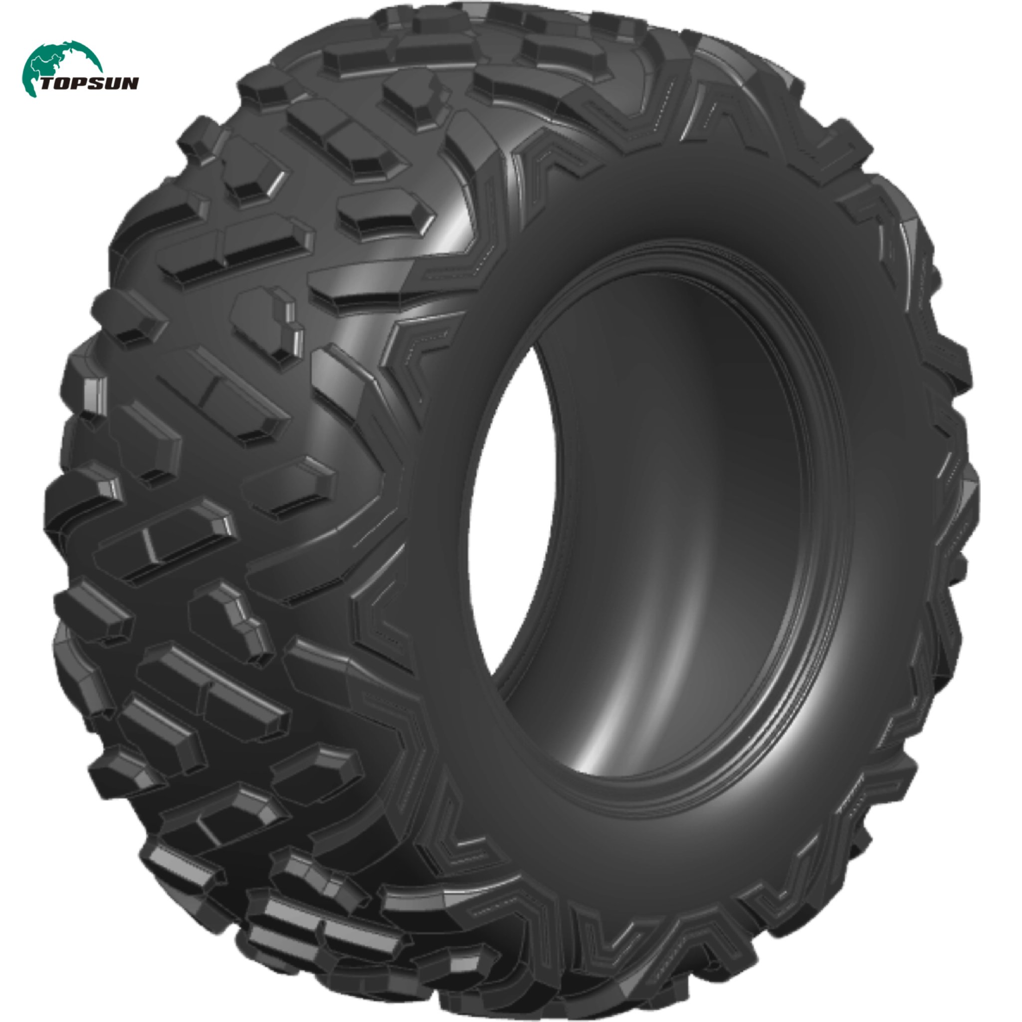 TOPSUN ATV UTV Top China Quality Tires 22*10-10 23*7-10 PR6 Standard Rim 5.5 TL Bias Tyre DAV108