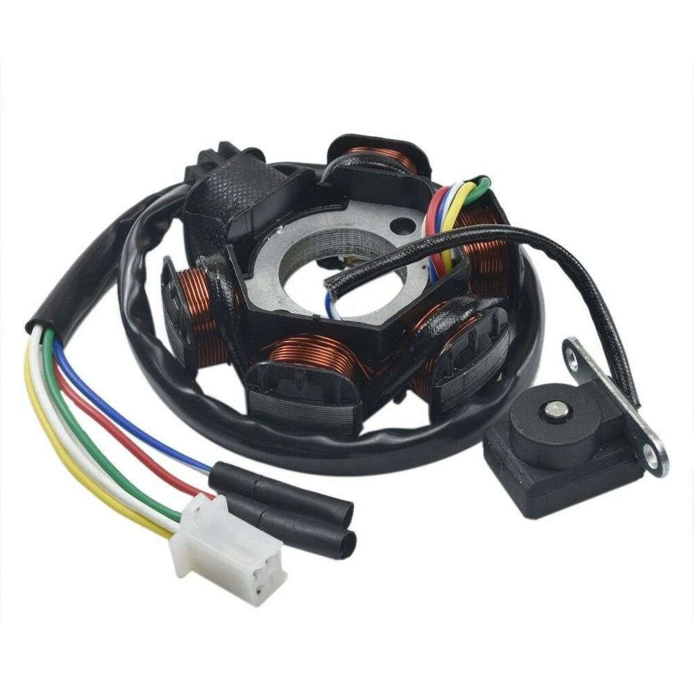 6 Coil 5 Wires GY6 125CC 150CC Magneto Stator PIT Quad Dirt Bike ATV Buggy