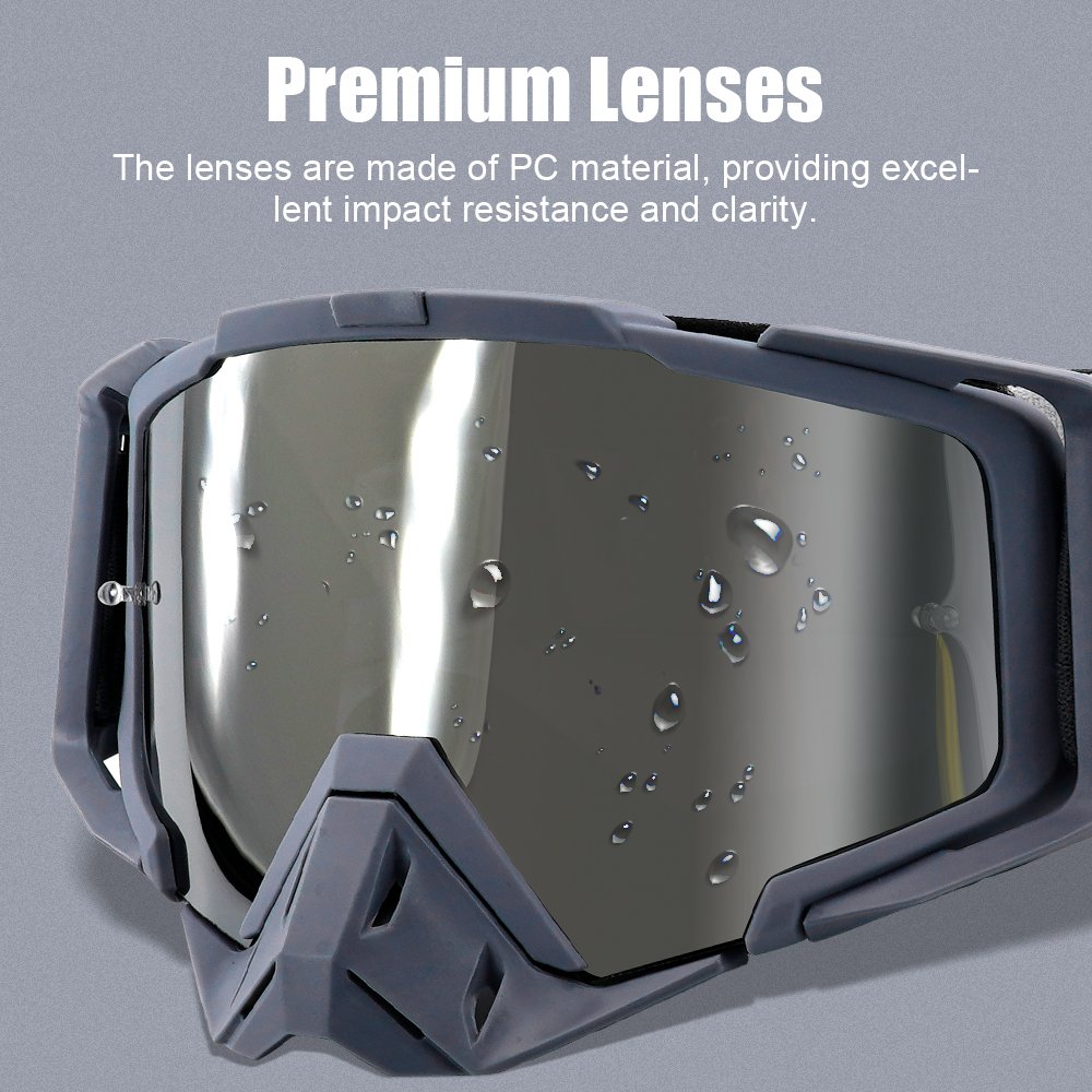 ATV Trail Riding Goggles Dirt Bike Biking Motorcycle Motocross Mountain Bike Goggles Riding Off-Road Goggles Racing MX Glasses
