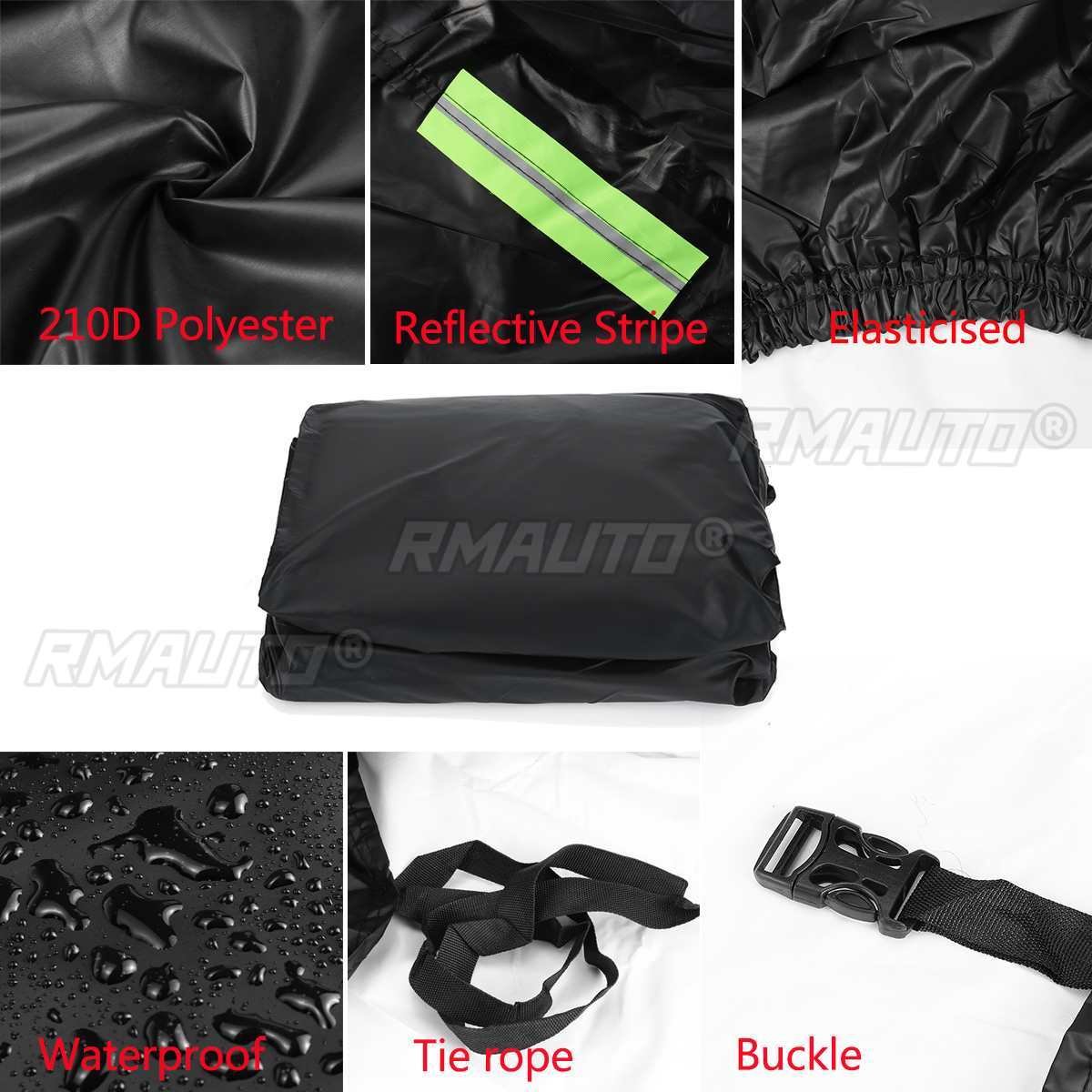 Quad Bike ATV Cover Universal 210D Waterproof Motorcycle Vehicle Scooter Kart Motorbike Covers for Can-Am Maverick X3 XDS XMR