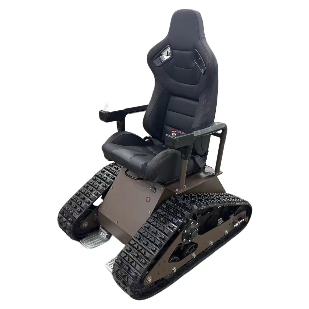 Customized Rubber Track Wheelchair ATV All-Terrain Electric Off-Road Vehicle for Sightseeing for Manufacturing Plant