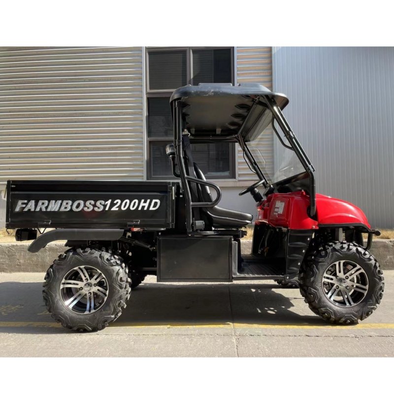 ATV-TY Brand Large Displacement CDI Start Farm Use 1200cc 4*4 diesel UTV with Rear Hopper Off-road Motorcycle