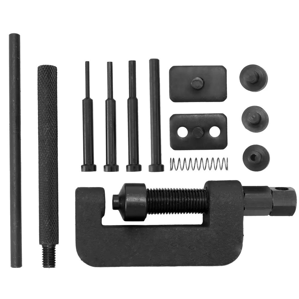 CLAUTOOL Chain Breaker 13pcs Set Chain Breaker Cutter Riveter and Riveting Tool with Carrying Case for Motorcycle Bike Chain ATV