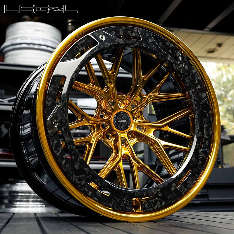 LSGZL Custom 18 20 22 24 26 Inch 5x114.3 5X120 6X139.7 Car Magnesium Wheels Rim for Mercedes corvette Land Rover Rolls-Royce