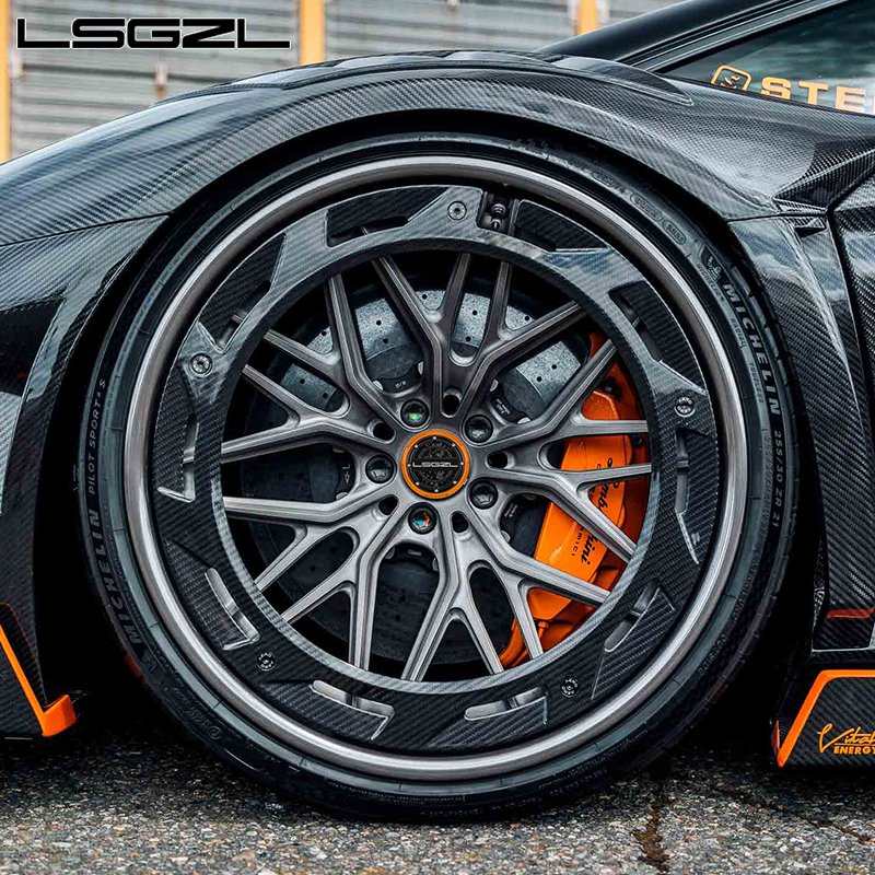 LSGZL Custom 18 20 22 24 26 Inch 5x114.3 5X120 6X139.7 Car Magnesium Wheels Rim for Mercedes corvette Land Rover Rolls-Royce