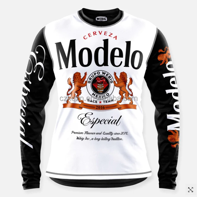 Customized NEW 2024 Jersey Motocross Cycling Off Road Dirt Bike Riding ATV MTB DH Racing Long Sleeve Shirt Motorcycle