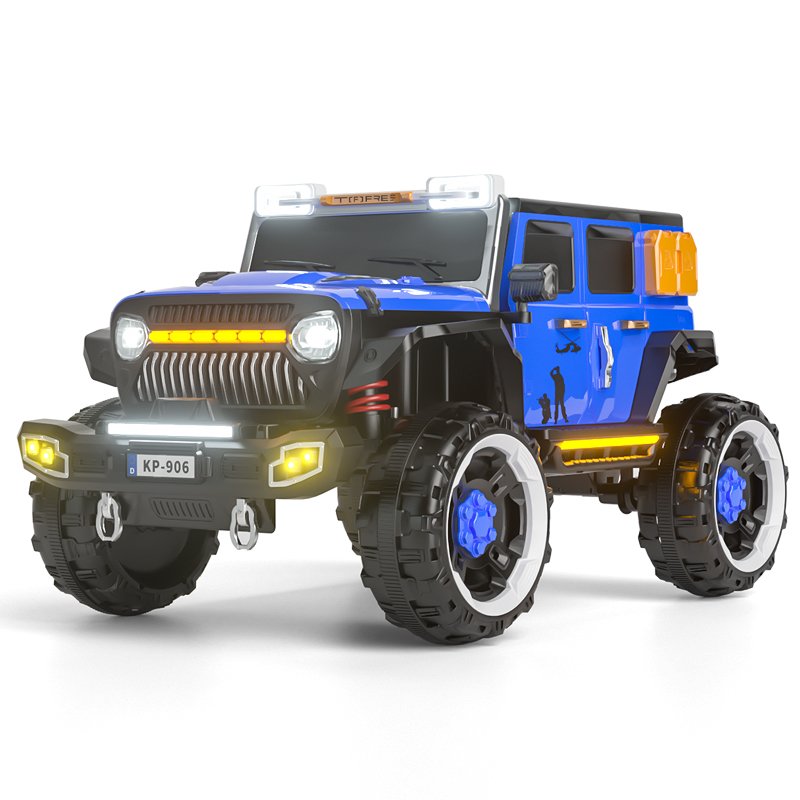 New 24V 4x4 Kids Electric ATV Ride-On Car Large 2-Seater Space Unisex Featuring Remote Control MP3 Plastic Toy Children Babies