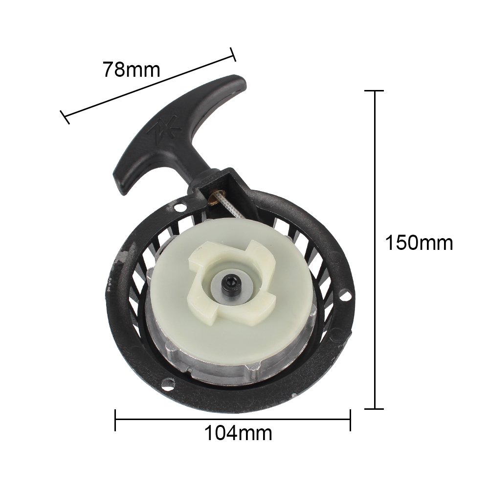 47cc 49cc Aluminum Alloy Easy Pull Starter Easy for 2 Stoke Pocket Bike Mini Moto ATV Quad Dirt Pit Bike Engine Parts