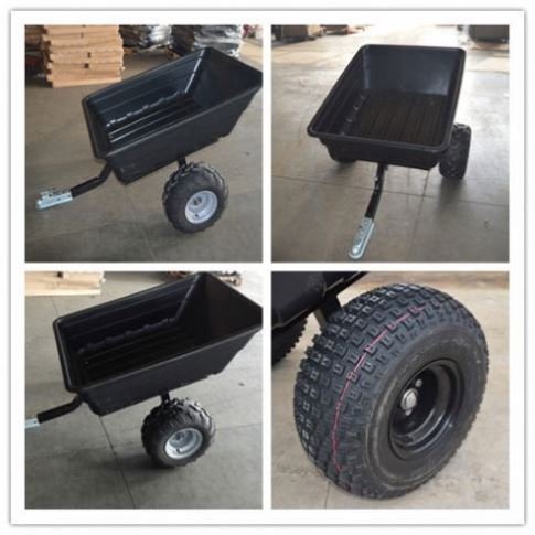 Heavy Duty Outdoor Utility Pulled Atv Log Trailer