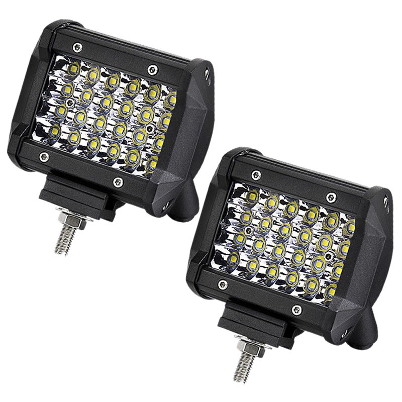 72W 4 Inch LED Combo Work Light Bar Spotlight Off-road Driving Fog Lamp for Truck Boat 12V 24V Headlight for ATV Led Bar