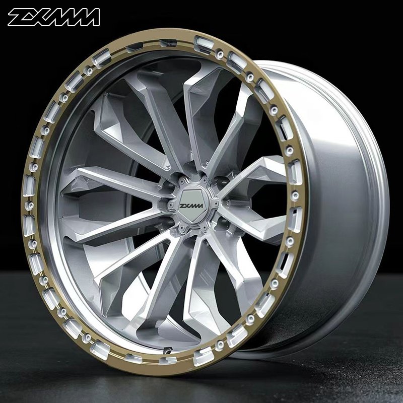 Luxury All-terrain ATV&UTV Forged Aluminum Alloy Beadlock Rim 6x139.7 17 18 20 21 22 24 26 Inch Deep Concave off Road Wheel Rim