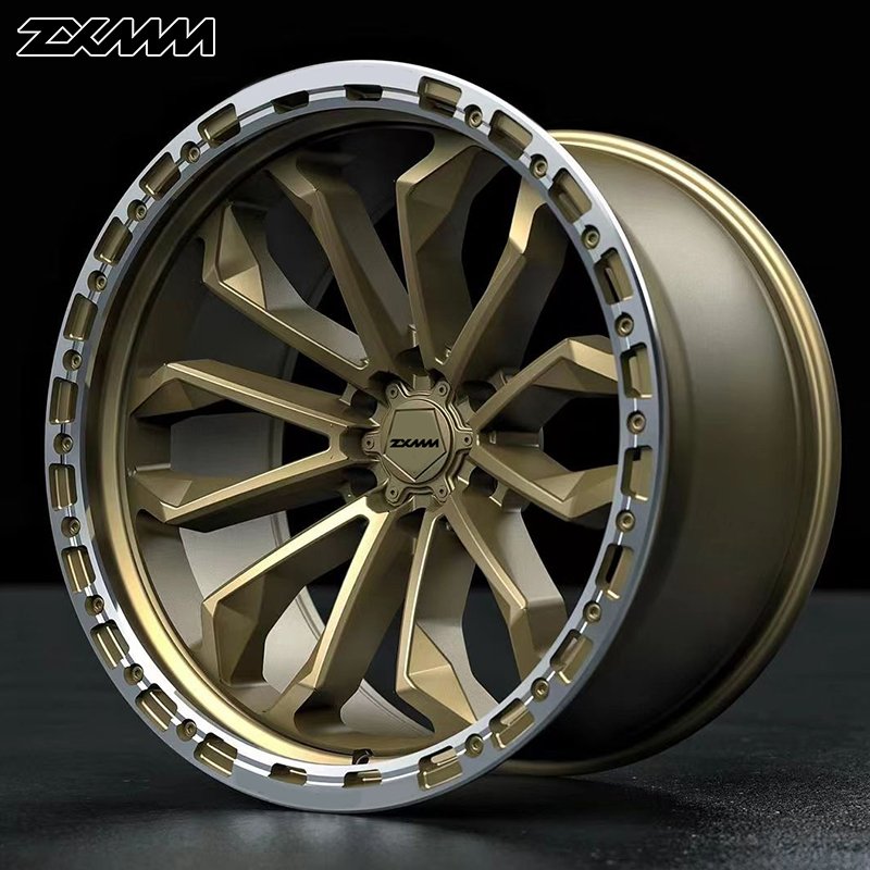 Luxury All-terrain ATV&UTV Forged Aluminum Alloy Beadlock Rim 6x139.7 17 18 20 21 22 24 26 Inch Deep Concave off Road Wheel Rim