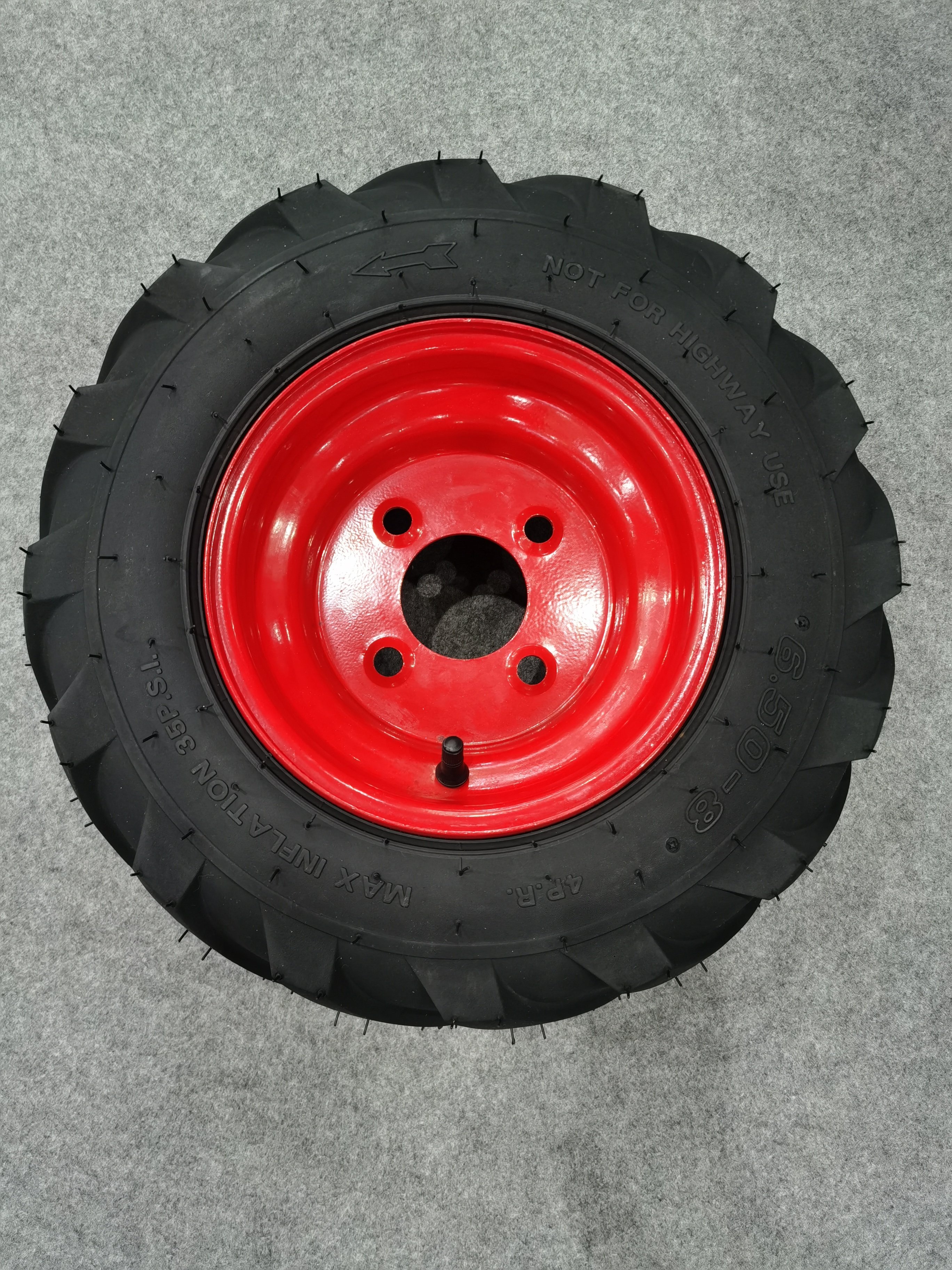 Mini Tiller Agriculture 6.50-8 Tractor Tire Rubber Wheel 16x650-8
