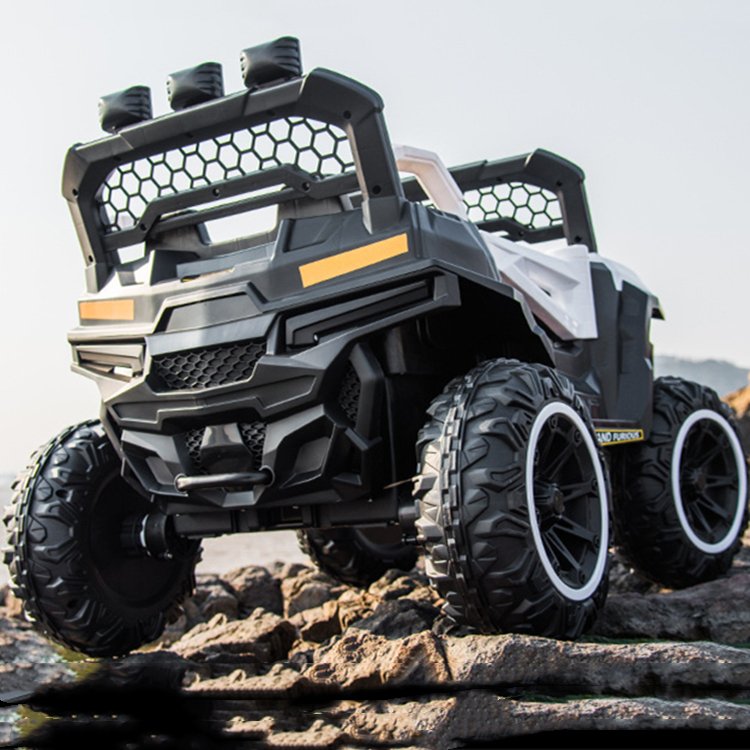 Wholesale 12V Baby ATV Electric Big Car With Remote Control Kids UTV Ride-on Car Toy Rubber Wheels Foot-Powered