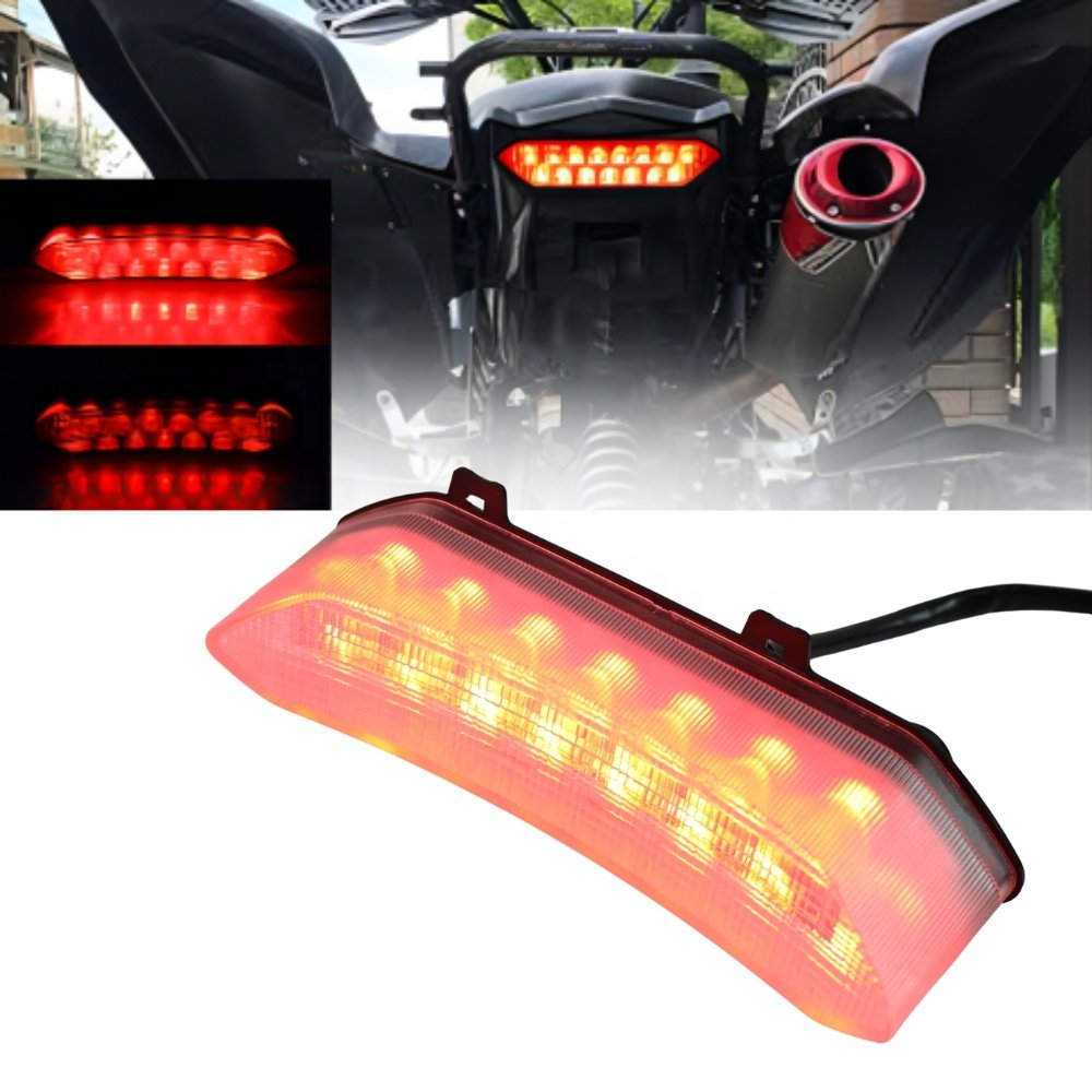 TIYPEOR New Arrival LED Tail Light Brake Assembly for 06-18 Raptor 09-18 YFZ450R YFZ450X Motorcycle ATV Rear Light