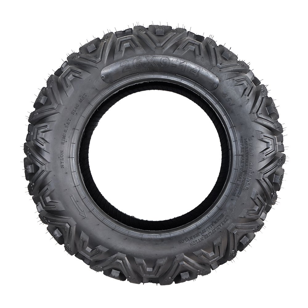 Top Sales 26X9.00-14 ATV Tires - 6PR All Terrain, Trail Sand Mud Off-Road Tires, Pack of 2, Tubeless