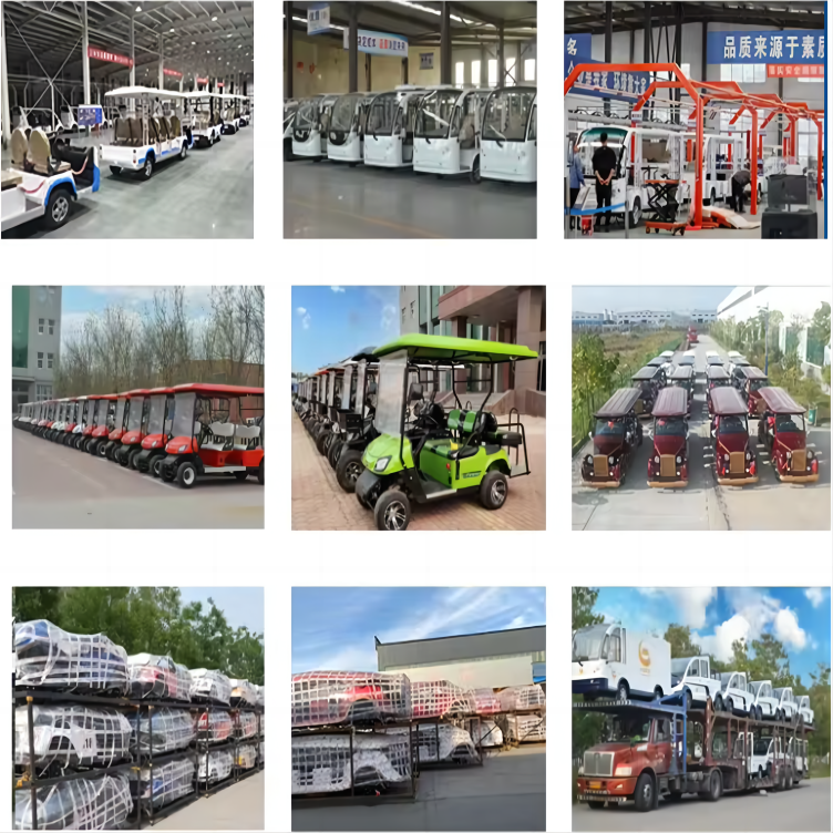 TONGCAI Marias Forward Facing 4 Seater 4 Wheel Drive Seat Cover 6 Seater Lithium Electric Cigar Holder off Road Golf Cart