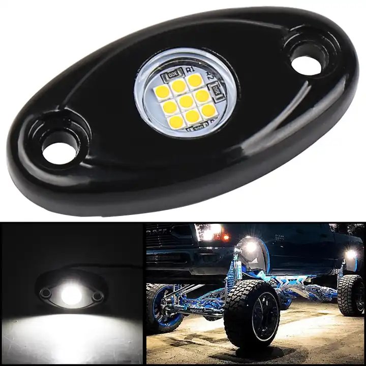 Lead High Quality 12v LED IP67 Waterproof LED Green Color Rock Light Pod for Mini Truck ATV