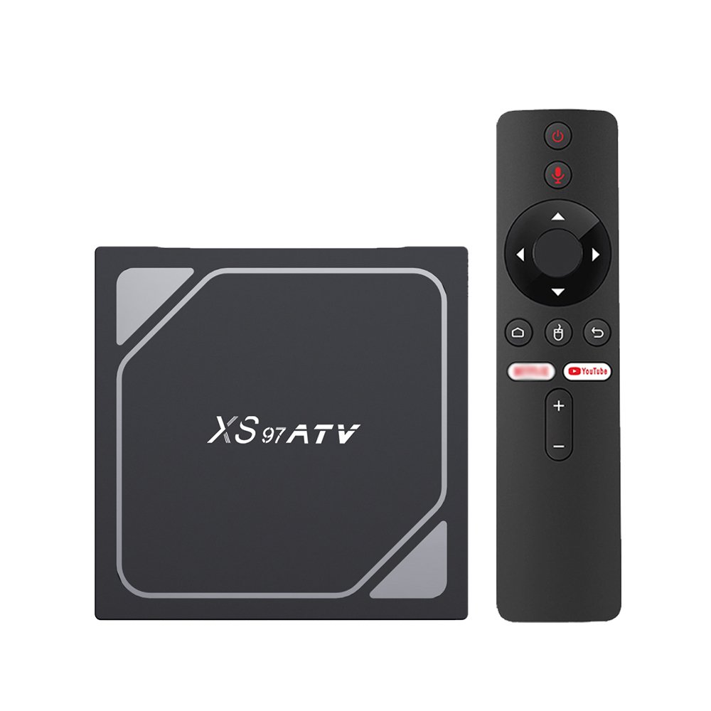 Wholesale Price Xs97 ATV 2.4G+5g WiFi Quad Core Emmc 16GB Dual WiFi Android TV Box Set-Top Box