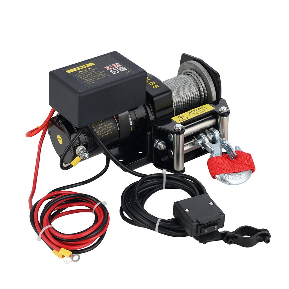 2000lbs Best ATV Winches with Winch Accessories for Sale