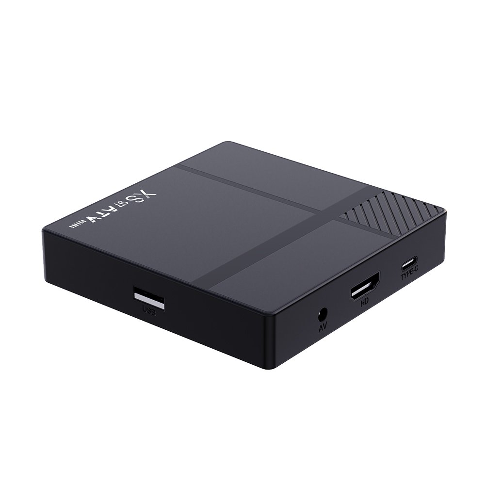 2025 new tv box XS97 ATV Mini Android 12 AV1 set top box support customization best price 2GB ram 16GB eMMc