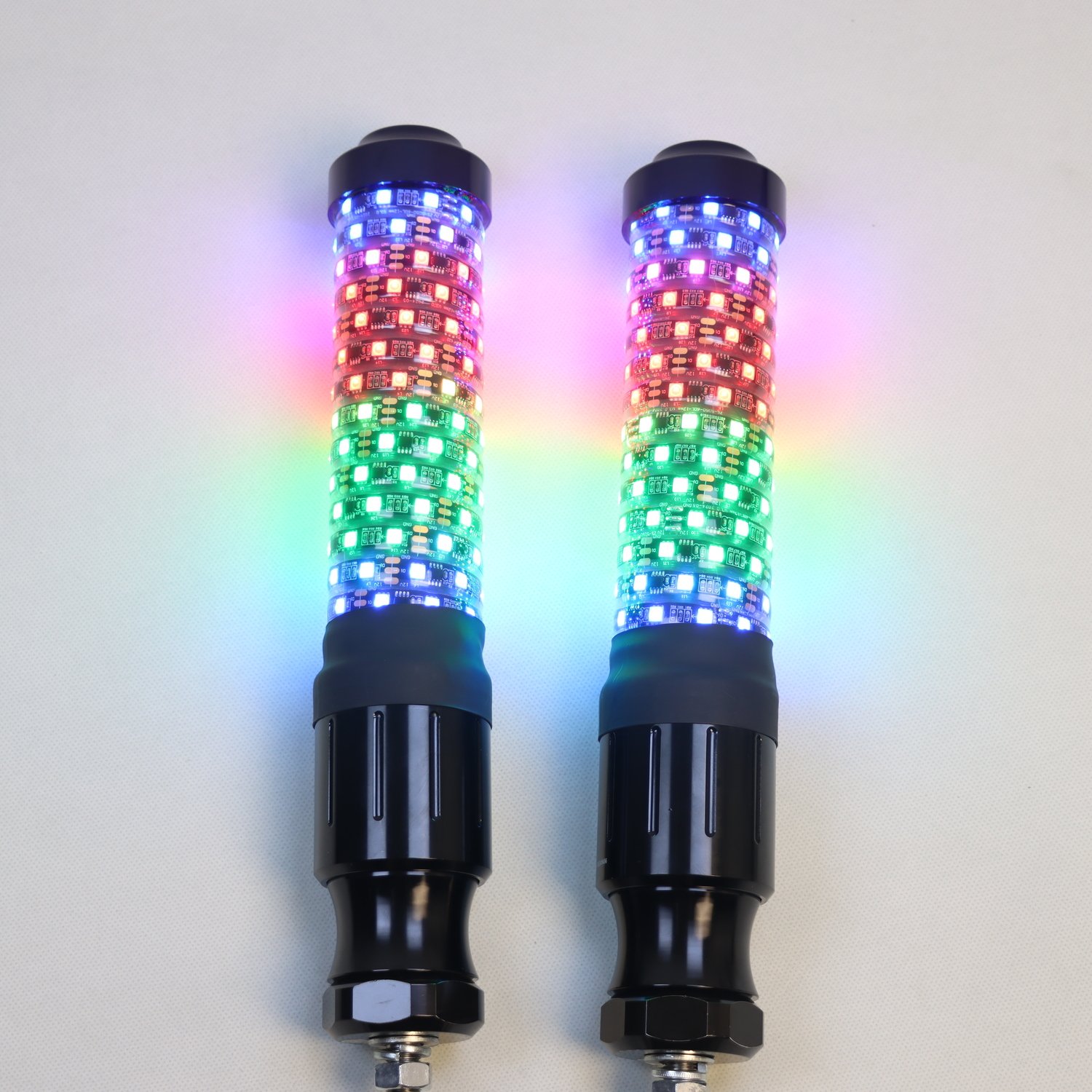 New Design Rgbw Whip Light Pair 1Foot Led Light Whip Stick Fat Led Whip Lights for Atv/Utv Jeep