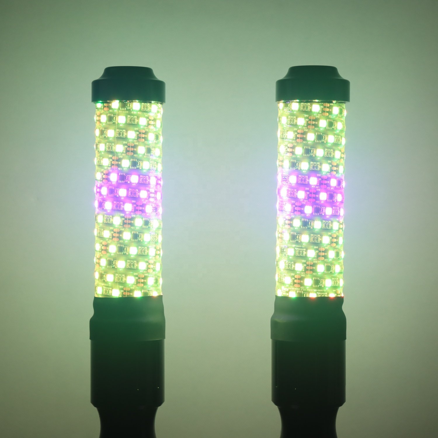 New Design Rgbw Whip Light Pair 1Foot Led Light Whip Stick Fat Led Whip Lights for Atv/Utv Jeep