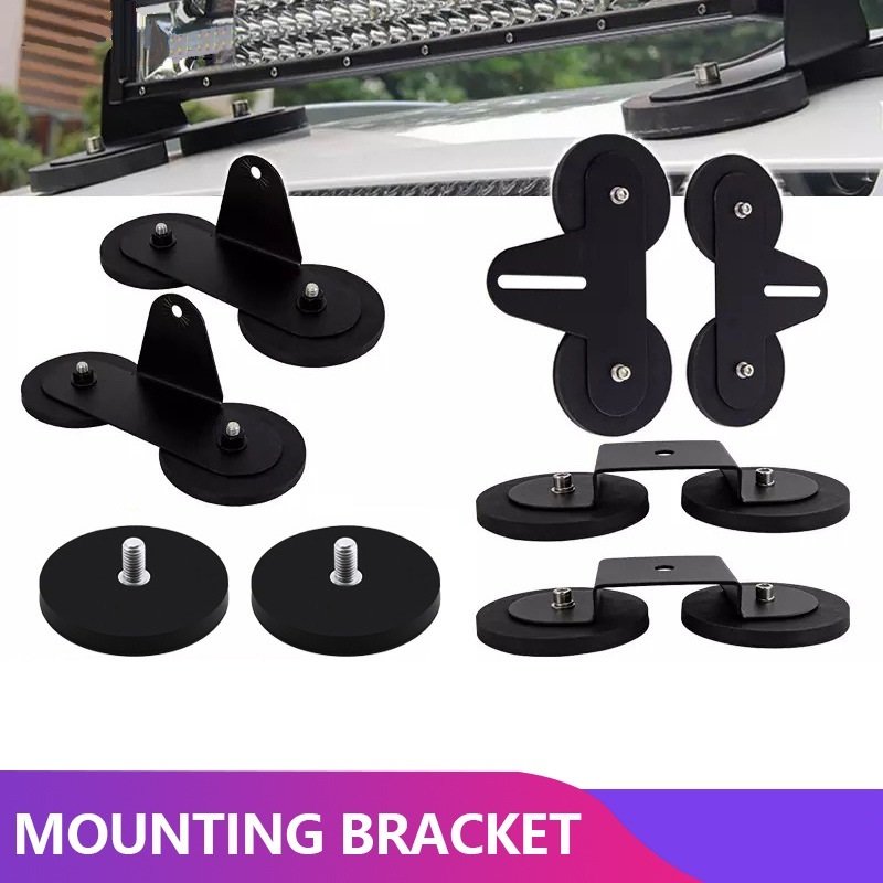 4X4 ATV Road Roof Spotlight Modification LED Work Light Car LED Light Bar Magnet Bracket Mount Strong Magnetic Base New