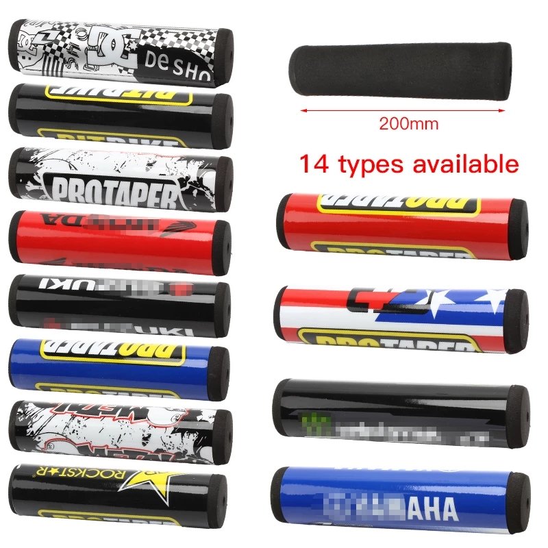 200mm Handlebar Crossbar Bar Pad for 7/8\" Bar Motocross Motorcycle Dirt Pit Bike ATV Quad Chest Protector Protective Controls