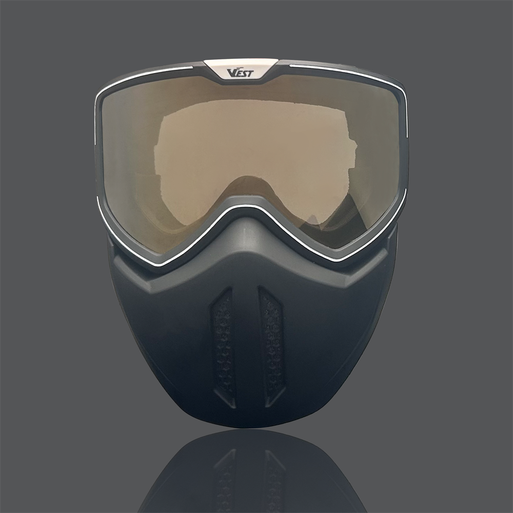 Motorcycle Helmet Riding Goggles With Removable Face Mask Paintball Mask Dirt Bike Motocross Goggles ATV UTV Goggles