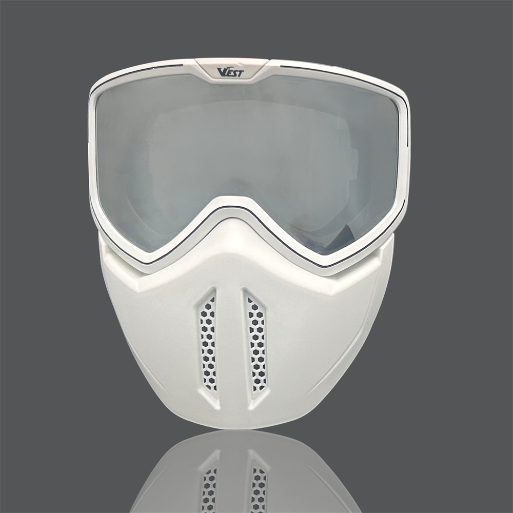 Motorcycle Helmet Riding Goggles With Removable Face Mask Paintball Mask Dirt Bike Motocross Goggles ATV UTV Goggles