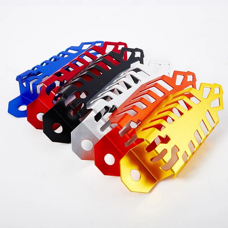 Motorcycle Shock Absorber Cover Front Rear Fork Decor Aluminum Protection 2 Size