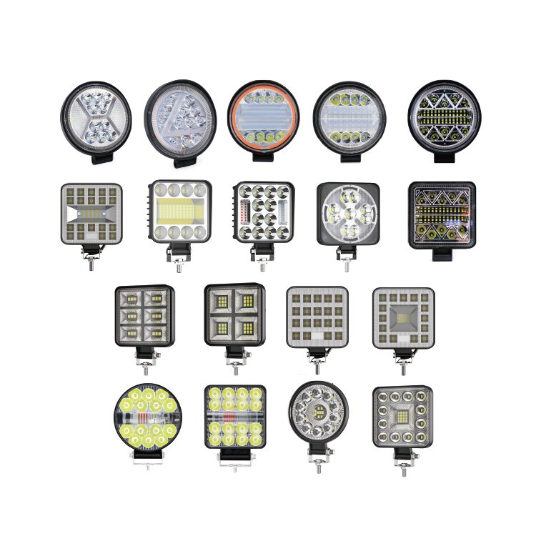 Auto Lighting System Super Bright 12V 24V Led Bulb off Road Light 48W 27W 42W 126W 4X4 LED Work Light for ATV UTV SUV