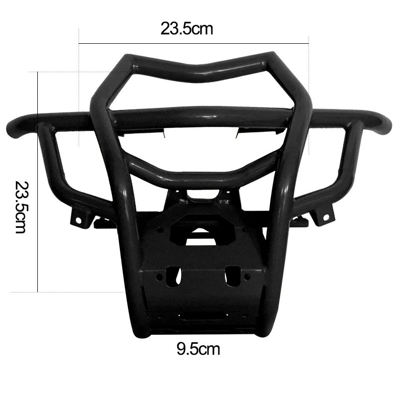 YongJin Atv Utv Parts & Accessories Black Metal Front Bumper Anti-collision Protection Beam for Can-Am Maverick X3