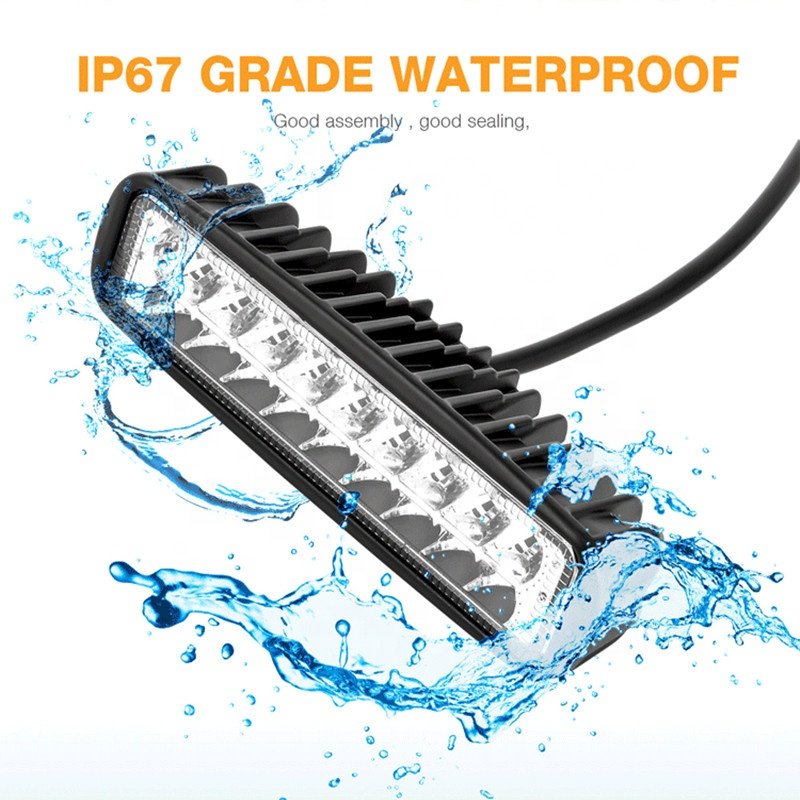 60W Car Led Work Lamps Bar Amber + White Dual Color Combo Beam for SUV Truck ATV Offroad Driving Fog Lamp Auto Work Light DC 12V