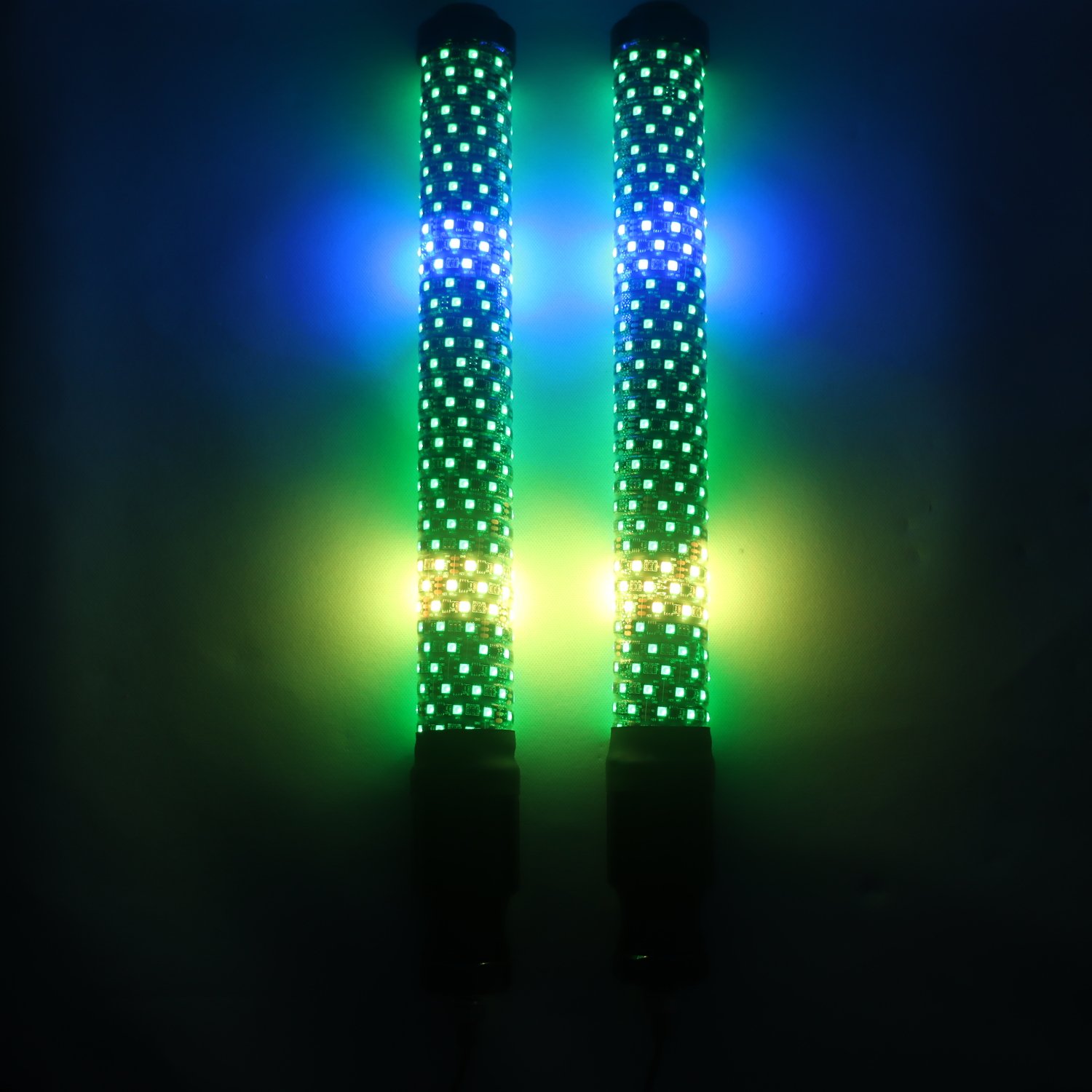 RF Remote Control 2FT RGB LED Whip Light Chasing Lights Antenna Whips for Can Am ATV UTV RZR Polaris