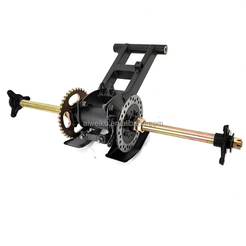 ATV Kart Thickened Steel Pipe Rear Axle Flat Fork Assembly for Modified Accessories ATV