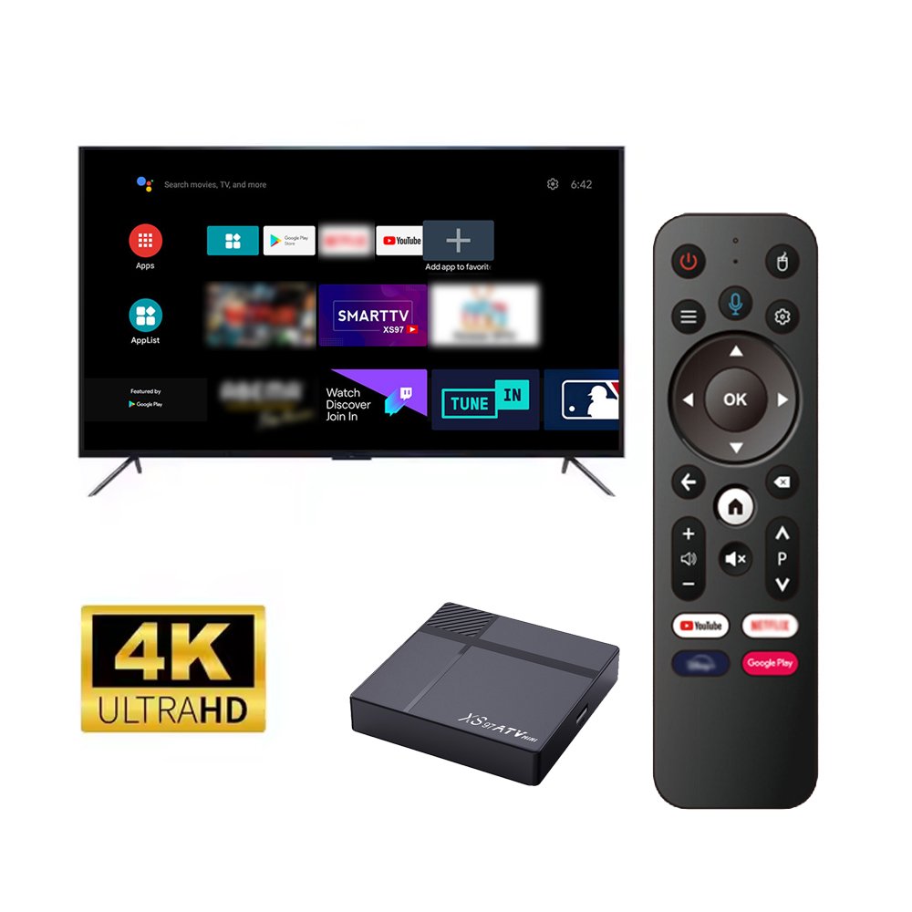 Wholesale XS97 ATV MINI H618 Processor Android 12 4k Set-top Box Quad Core OTT TV Box 2GB 16GB TVBOX