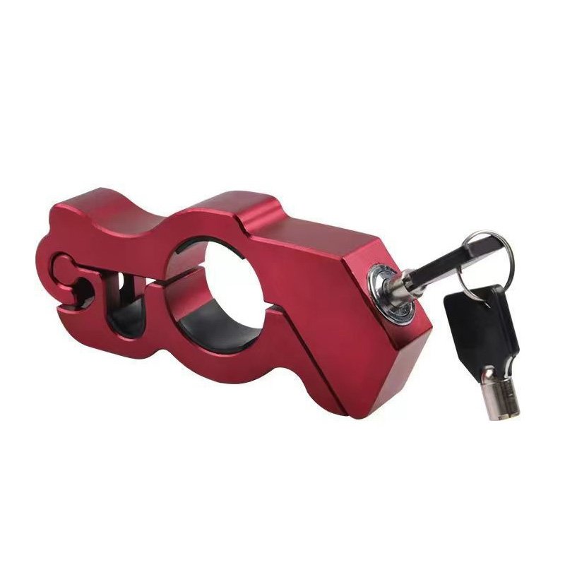 ADT Anti-Theft Lock Motorcycle Handlebar Grip Brake Security Lock for Scooters ATV Motorcycle Handlebar Lock with 2 Key
