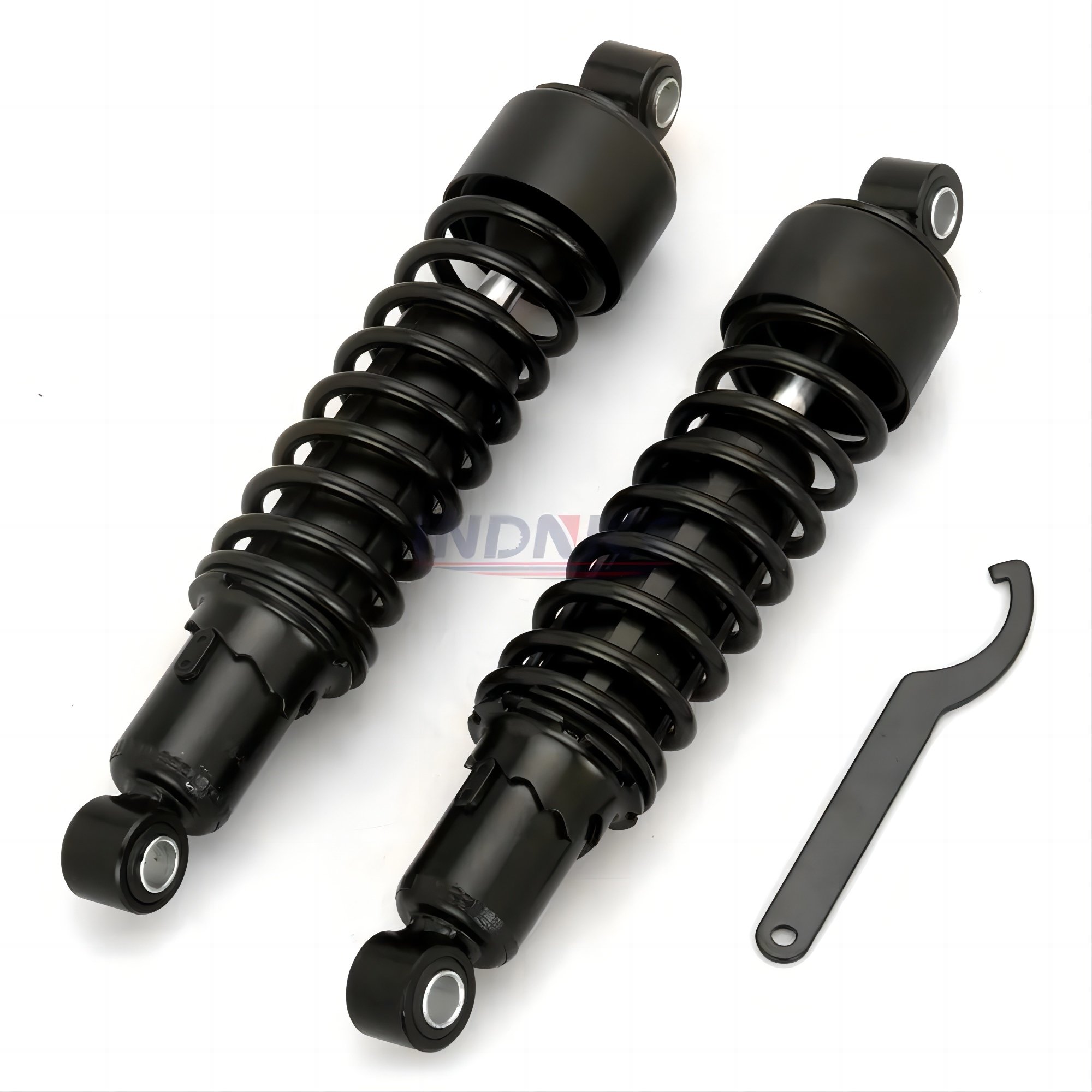 Black CNC Universal 298mm 12'' Motorcycle ATV Scooter Rear Shock Absorbers Suspension Cushion for Harley Sportster 883 Roadster