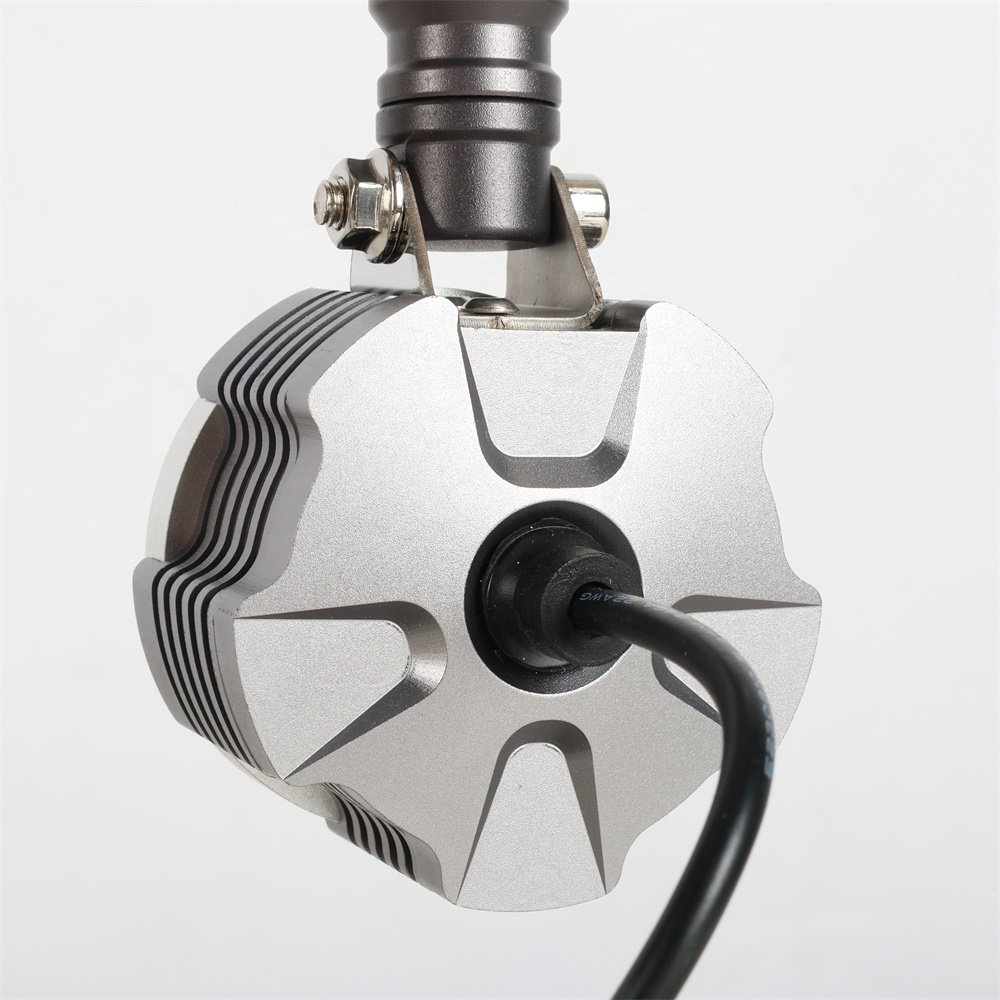 TIYPEOR Super Bright Motorcycle Headlight Spotlight for Off-Road ATV UTV Electric Vehicle Auxiliary Fog Light CNC Aluminum Light
