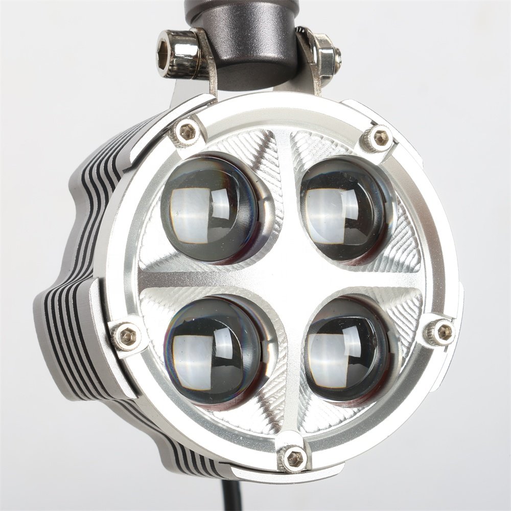 TIYPEOR Super Bright Motorcycle Headlight Spotlight for Off-Road ATV UTV Electric Vehicle Auxiliary Fog Light CNC Aluminum Light
