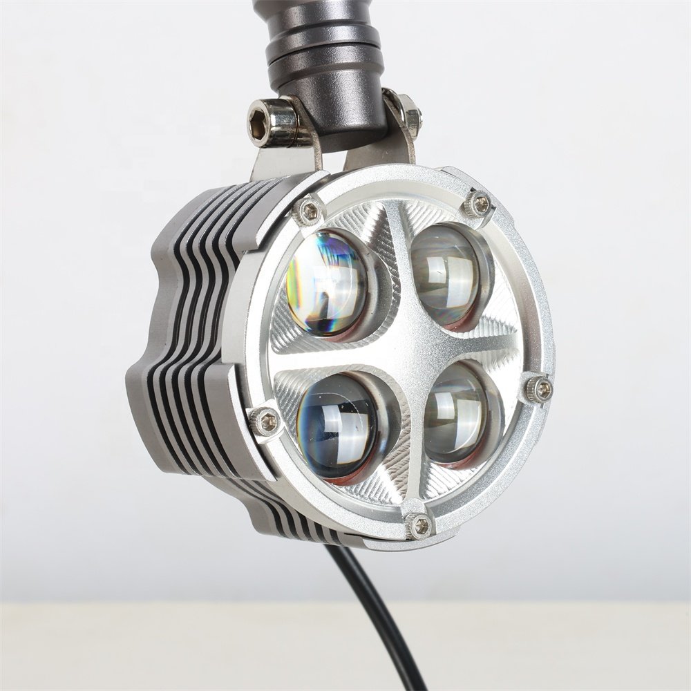 TIYPEOR Super Bright Motorcycle Headlight Spotlight for Off-Road ATV UTV Electric Vehicle Auxiliary Fog Light CNC Aluminum Light