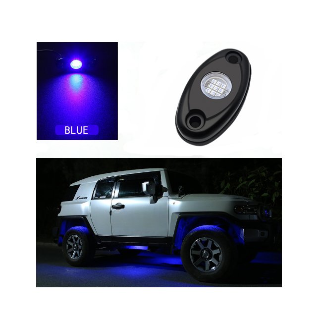 LED Chassis Light IP67 Waterproof Underbody Glow Trail Lamp LED Rock Lights for Car Truck ATV UTV Motorcycle Luz De Ambiente