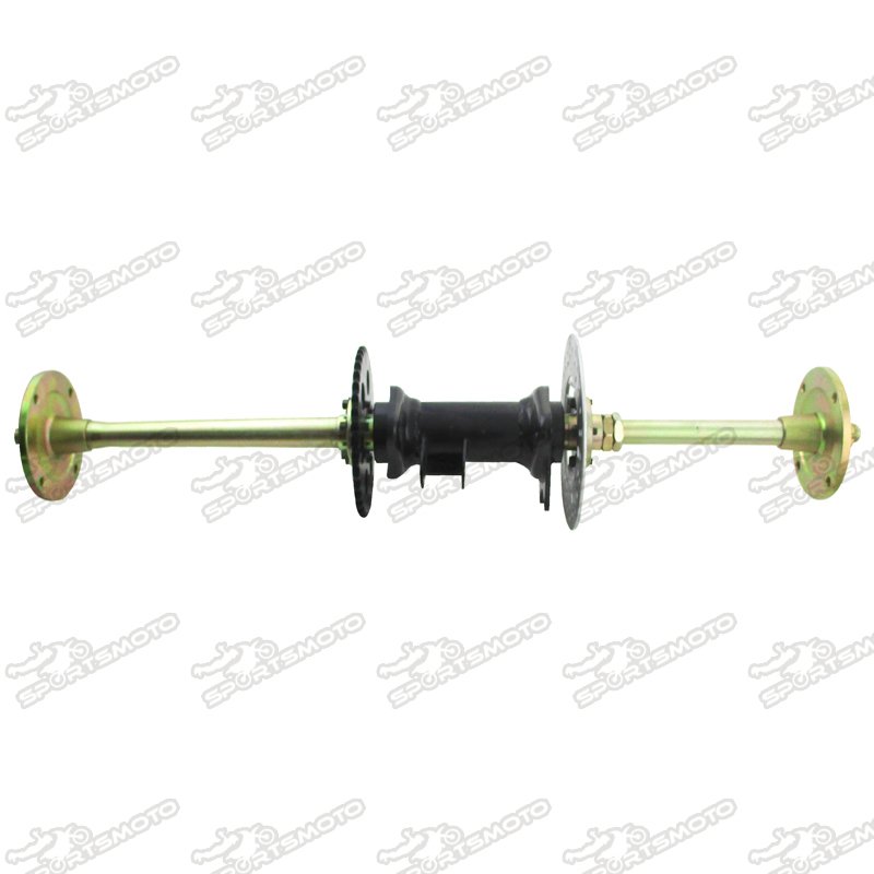 Quad ATV Rear Wheel Axle With Carrier Hubs Assembled 4Studs for 200cc 250cc