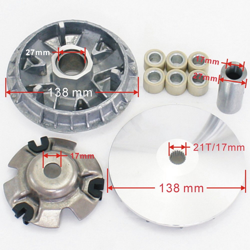 CF PART 250-5030B CF250 V3 V5 Variator Set for Jonway JMstar CFmoto Scooter Motorcycle ATV 172mm Engine
